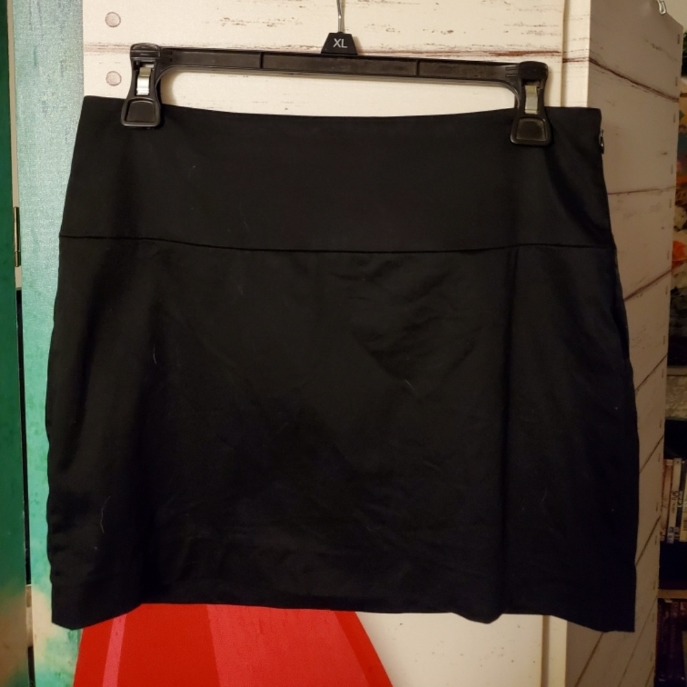 Express Black Low Rise Mini Skirt